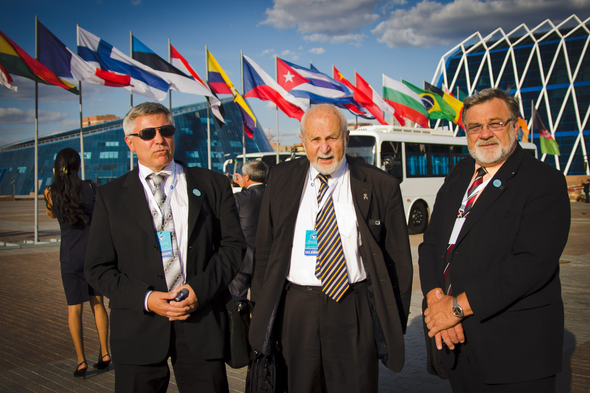 Czech delegation in front of the conference centre