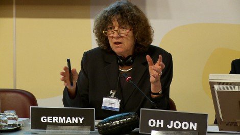 PNND Co-President Uta Zapf speaking at the IPU Assembly panel on the role of parliaments in implementing UN Security Council Resolution 1540: preventing proliferation of WMD PNND Co-President Uta Zapf speaking at the IPU Assembly panel on the role of parliaments in implementing UN Security Council Resolution 1540: preventing proliferation of WMD